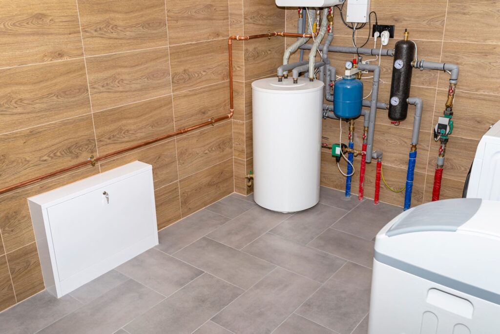 Residential water heater and plumbing system installed in La Quinta